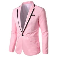Simplmasygeni Blazers za žene Business Casual Clearence Zimski kaput Muški elegantni casual Solid Blazer
