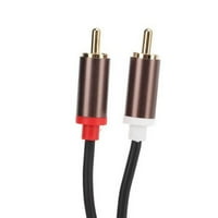 PVC audio kabel zaštićen pletenica PVC AV Audio kabel RCA produžni kabel za pojačale igrače zvučnika