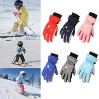 Dječje skijanje Biciklističke rukavice Debele mittene, tople mittene, vodootporni vetrovinski sportovi Slatka medvjeda lice za sniježne rukavice za dječje djece dječje dječake
