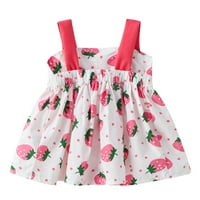 Ljetne haljine za djevojčice dječje dijete dječje voćne srce ljeto princeze odjeća svečana haljina