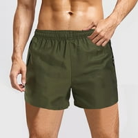 JMntiy muški duksevi Ljeto plus size tanke hlače na plaži za brzo sušenje povremene sportske hlače