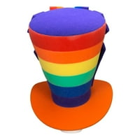 Pride Bow Court Hat - Gay Pride šešir - LGBTQ odjeća - LGBTQ oprema za dodatnu opremu - LGBTQ Crazy Hat -Hora loca šešir -Novelty šešir