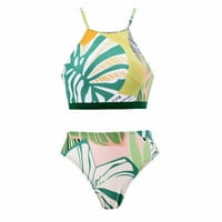 IDORAVAN kupaći kostim za žene čišćenje Ženskih kupaćih kostimi za kupaći kostim Bikini čipka up kupaći kostim rub plaža suknja duga suknja dvodijelni set