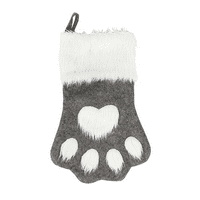 Božićne čarape za kućne ljubimce čarape Burlap kamin Viseći čarape za pse mačka i božićno uređenje