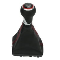 Rukomet zupčanika, brzina Shifter gumba visoke teksture Ergonomski ukrasni ugodan za LHD vozila crvena