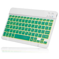 U lagana tastatura i miš sa pozadinom RGB svjetla, višestruko tanka punjiva tastatura Bluetooth 5. i 2.4GHz stabilna veza za priključku za Infini belešku 12i