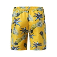 Wozhidaoke Muške kratke hlače Muška ljetna casual kratka gaćica casual stil printsko plaža kratka cvjetna
