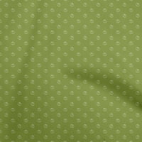 Onuone pamuk poplin dugujući zeleni tkanini dugme za šivanje opsega otkucavanja tiskane šivaće tkanine