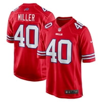 Muški Nike von Miller Red Buffel Bills Alternativni dres igre