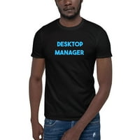 Plava Desktop Manager majica s kratkim rukavima majica s nedefiniranim poklonima