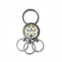 Dekorativni klasični cvjetni uzorak hr od nehrđajućeg čelika Metalni držač nosača tastera za ključeve
