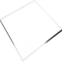 Plymor Clear Akrilska kvadratna Polirana rubna baza za prikaz, 10 W 10 D 0,25 H, od 3