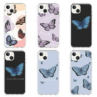 Butterfly uzorak mekani silikonski futrola za telefon za iPhone Pro Plus Pro MA Mini XS MA XR 6S Plus