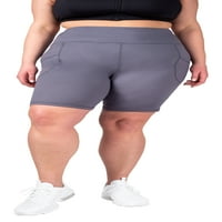 Plus veličine biciklističke kratke hlače za žene visoke struk Work Yoga kratke hlače plus veličine plijena