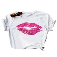 Bomotoo ženska majica za majicu kratkim majicama tisak tine boho ljetni vrhovi plaža Tunika bluza H0021- S