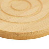 Set bambusovog drvenog podmetača sa držačem, topli napitak Coaster, 4. u