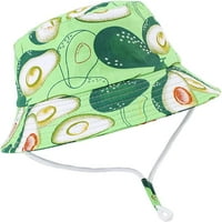 Cocopeantnts kašika za djecu za djevojčice Ljeto tanki crtani kašika kašika šešira za zaštitu od sunca