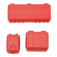 Kućište za prtljag, fino izrađeno plastično RC prtljažnik prtljažnika Bot za ukras crvena, crna, narandžasta
