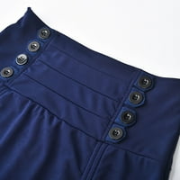Badymincsl ženska vintage retro suknja Gothic stil čipka za crtanje šivanja srednje suknje