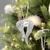 Heiheiup u mojem privjeskom božićnog dijela ukrase Anđeosko sjećanje na srce je perla Garland 6ft