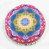 TutunAumb New Hot na prodaju okrugla boemska meditacija COPT Cover Otoman jastuk jastuk za kauč na razvlačenje-multicolor