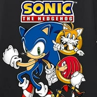 Dječaci Sonic The Hedgehog majica - sadrži sonic, repove i kvrže - The Hedgehog Trio - službena majica