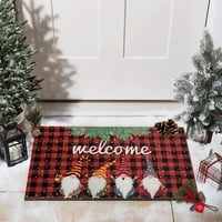Božićna dekoracija Doormat HAPYSAT Christmas Doormat klizanje Jesen unutarnji podni prostirki Low Profil