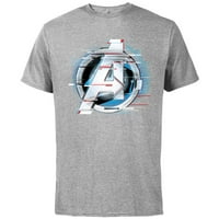 Marvel Avengers: Endgame logo Srebrna brzina - pamučna majica kratkih rukava za odrasle - prilagođeno-atletski