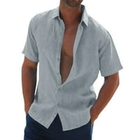 Western Majica muške casual košulje kratkih rukava isključite košulju košulje na ovratniku
