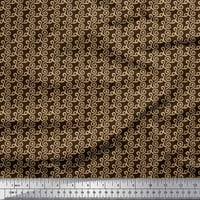 Soimoi pamučna kambrična tkaninska tkanina apstraktna ispisana obrtna tkanina od dvorišta široka