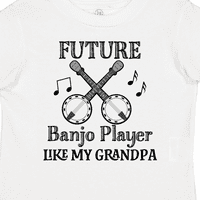 Inktastična budućnost banjo igrača poput djede dječaka malih dječaka ili majica mališana