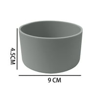 Čaša poklopac prostora Pot silikonski poklopac gumeni donji jastuk 32-40oz univerzalni, tamno siva