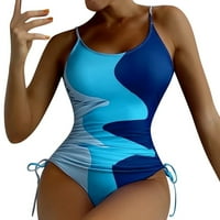 Žene kupaći kostimi kupaći kupaći kupaći kostim tropskih moda Ležerne kostime za O-izrez Monokini odmor za odmor odjevanje kupalište