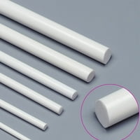 Leke ABS okrugli cijev plastični štap ABS čvrsti okrugli bar DIY model Materijal Bijela