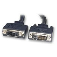 Offe DVI-D dual link produžni kabel, crni, DVI-D muški do DVI-D žensko, metar