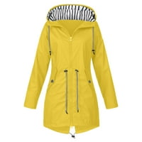 Njshnmn vodootporna kišna jakna Ženski vodootporni kaput kiše sa jakne za kapuljače