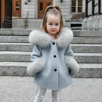 Toddler odjeća Toddler Girls Winter Windfroff Copt Jakna Dječja jakna s kapuljačom