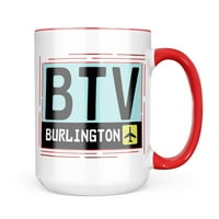 Zračna luka Neonblond Btv Burlington Država: Sjedinjene Američke Države Poklon za ljubitelje čaja za kavu