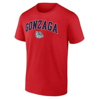 Muška fanatika marke crvene Gonzaga Bulldogs Campus majica