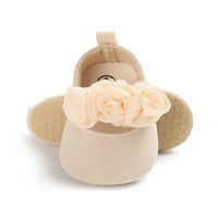 Zodanni Novorođeni stanovi Mekani jedini Mary Jane Cvijeće Clib cipele za djecu za djecu Princess cipela