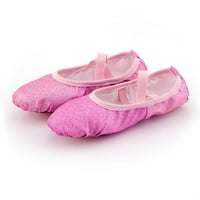 B91XZ tenisice za djevojčice Todler cipele Dječje cipele za ples cipele Topla ples baletske performanse Unutarnje cipele Yoga Plesne cipele Ružičasta, Veličine 2