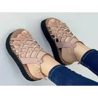 Harsuny Womens Wide širine modne platforme sandale Party Cipes Peep toe hodanje povremene cipele za gležnjeve