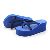SHPWFBE papuče za ženske plaže u boji - klina s visokim petom sa sandalima debelog nogu za ženeFlip