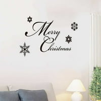 Warm Holiday Weots Viseći Oznake Božićno žigosanje Snowflake Elk i božićno drvo Štampani zid viseći
