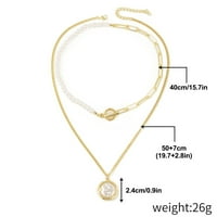 Botrong ogrlice Pokloni za žene Modne dame Ogrlice Divlje dvostruke ogrlice ženske nakit za odmor za