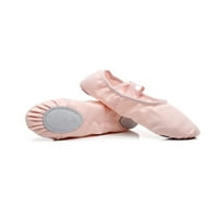 Avamo dame joga prozračne platnene baletne cipele djeca ples rastezanje Split Sole Sliper