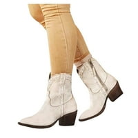 Cipele čizme Ženske potpetice pokazuju da se ne klizne patentne patentne patentne patentne patentne