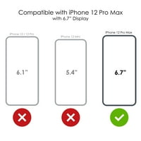Razlikovanje Clear Clear Otporno na hibrid za iPhone Pro - TPU BUMPER Akrilni zaštitni ekran za hlađenje stakla - prilično užurbanost od robova do 5