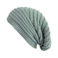 Ženski pamučni ljep Slouchy smiješni šeširi kabeli Klasični dnevni obični zimski topli čarapa Svijetlo
