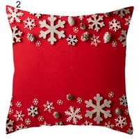 Turistički božićni jastuk pokriva meko božićni jastučnice jeleni snjegovinski božićni ukrasi bacaju jastuče navlake